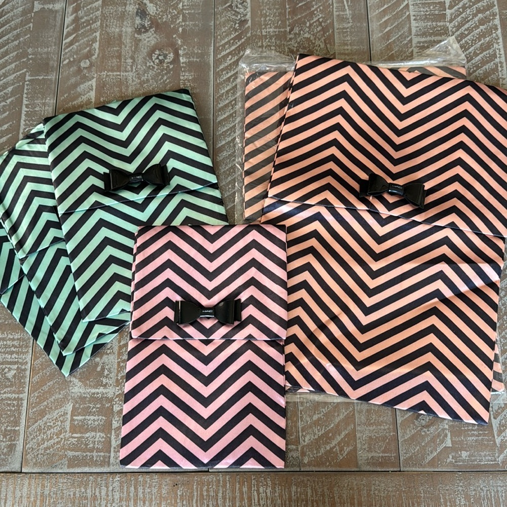MAC Chevron Christmas Collection Gift bags